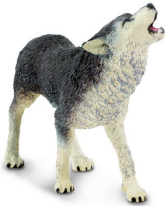 Wolf 3 1/2in Series Wild Animals of North America New Version Safari Ltd 273829 