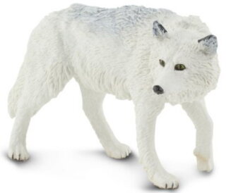 Safari Ltd 220029 White Wolf Animal Figure Toy 