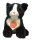 Teddy Hermann Plüsch 906131 - Katze weiß / schwarz (klein)