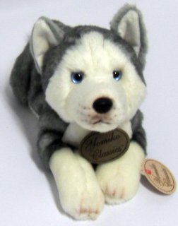 Russ Berrie Plüsch 34378 - Husky liegend, gross