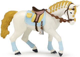 Papo 51545 - Trendy Riding Womans Horse (blue)