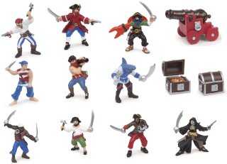 Papo Mini Plus 33017 - Tube Pirates & Corsaires