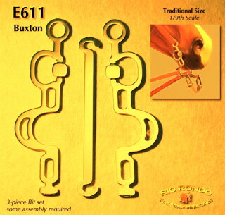 Rio Rondo Traditional (1:9) E611g - Buxton bit etched  (golden)