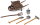 Papo51140 - Wheelbarrow and Tools Set