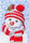 Craft Buddy CANJ-6 - Crystal Art Notizbuch Set - Schneemann