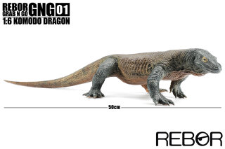 REBOR GNG01 1:6 - Komodo Dragon (Varanus komodoensis)