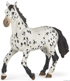 Papo 51539 - Appaloosa Stute (schwarz)