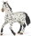 Papo 51539 - Appaloosa Stute (schwarz)