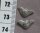 Medium Saddle Silver 'Concho'