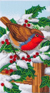 Craft Buddy CAK-A113TT - Triptych Crystal Art Kit - Robin Friends Part 1