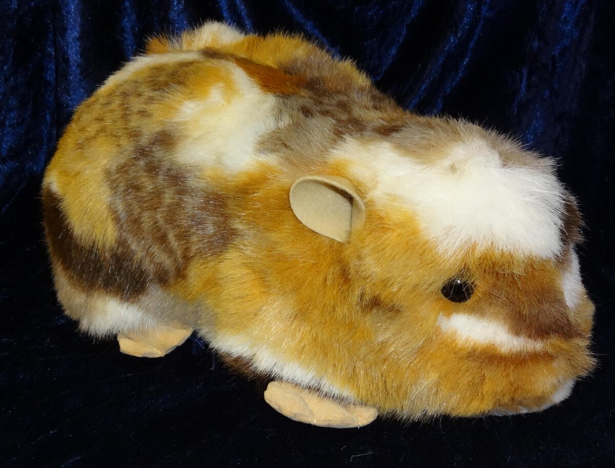 plush soft toy Black and White Guinea Pig by Teddy Hermann 92650-20cm 