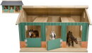 Kids GLOBE (1:24) 610002 - Wooden Horse Stable with 2...