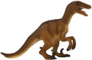 Mojö 387039 - Velociraptor hockend (dunkle Varainte)