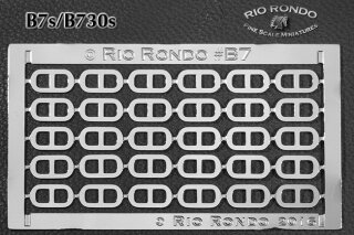 Rio Rondo B730s - Etched Utility Buckles 1/16 (0,16 cm) silvery