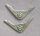 Scallops Medium Saddle Silver 'Flower'
