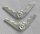 Peaks Large Saddle Silver 'Flower'