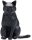 Mojö 387372 - Cat Sitting Black