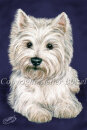 Hundepostkarte West Highland Terrier
