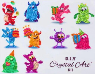 Craft Buddy CAMK-2020SET3 - Sticker Set - Monster Family