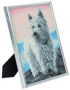 Craft Buddy CAM-13 - Crystal Art Picture Frame Kit - Westie