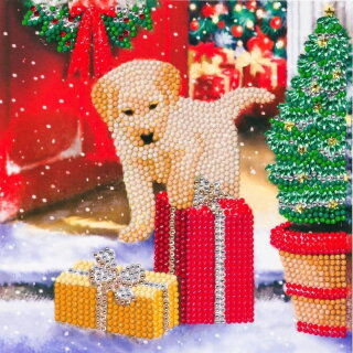 Craft Buddy CCK-XM64 - Crystal Card Labrador Pup