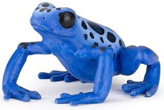 Papo 50175 - Blauer äquatorial Frosch (Pfeilgiftfrosch)