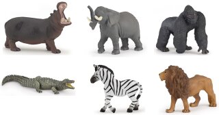 Papo Mini Plus 33020 - Box Wild Animals Set 1