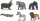 Papo Mini Plus 33020 - Box Wild Animals Set 1