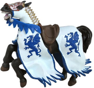 Papo 39389 - Pferd des Drachenkönigs (blau)