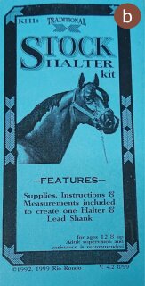 Rio Rondo Traditional (1:9) KH1t-b - Stock Halter Kit, brown