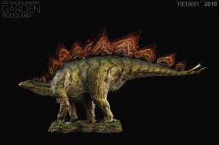 REBOR 160543 - 1:35 Male Stegosaurus Armatus Garden Woodland *1