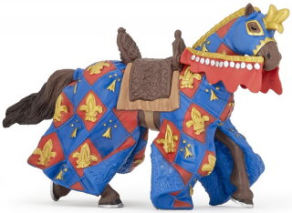 Papo 39787 - Fleur de Lys Warhorse (blue)