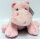 Russ Berrie Plush 33544 - Hippo Happy, pink (small)