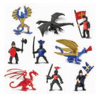 Safari Ltd. Toob® 686104 - Knights & Dragons 2