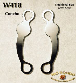 Rio Rondo Traditional (1:9) W418 - Concho Gebiss geätzt (silberfarben)