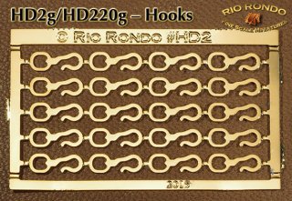Rio Rondo HD220g - Etched Hooks - golden