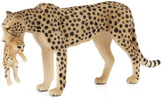 Mojö 387167 - Female Cheetah with cub