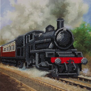 Craft Buddy CCK-A43 - Crystal Card Kit Train