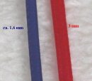 Satin Ribbon 1,6 mm - hot pink (price per meter)