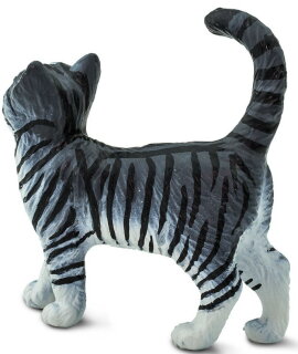 Katze 5,49 getigert Modellpferdeversand, - Ltd. grau - Safari € 100128