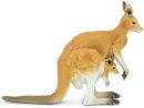 Safari Ltd. 100108 - Känguru mit Joey (Jungtier)