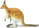 Safari Ltd. 100108 - Känguru mit Joey (Jungtier)