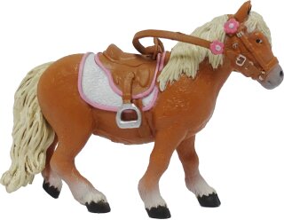 Papo 51559 - Shetlandpony mit Sattel