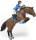 Papo 51560 - Springpferd mit Reiterin