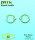 Rio Rondo Bitty Bijoux Stablemate (1:32) JX911g - Round Snaffle Gebiss geätzt (goldfarben)