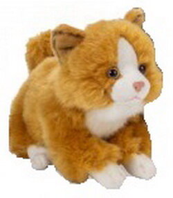 Teddy Hermann Plush 91834 - Meowing Cat (fawn)