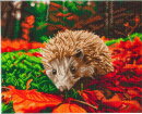 Craft Buddy CAK-A106L - Framed Crystal Art Kit Landscape - Hedgehog
