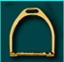 Rio Rondo Bijoux (1:18) Steigbügel JX743g - Englisch (goldfarben)