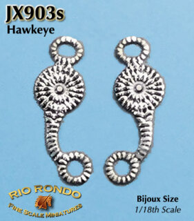 Rio Rondo Bijoux (1:18) JX903s - Gebiss geätzt Hawkeye Bit (silberfarben)
