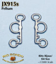 Rio Rondo Bitty Bijoux Stablemate (1:32)  bit etched JX915s - Pelham Snaffle (silvery)
